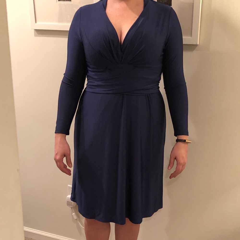 Issa London Blue ‘Kate’ wrap dress